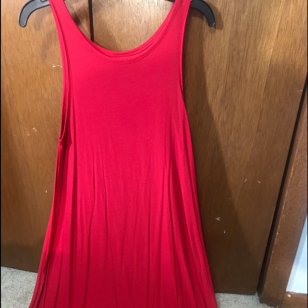 Red sundress
